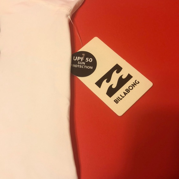 Billabong UVA/UVB protection swimming shirt size 2 - Picture 3 of 6